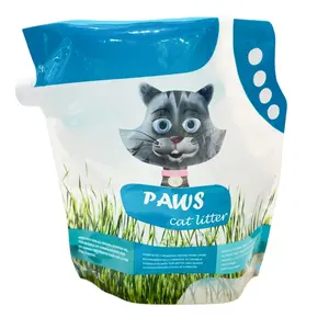 工厂供应商宠物食品包装袋猫砂包装袋带提手的喷口袋