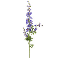 Bunga Delphinium Kain Sutra Buatan Berkualitas Tinggi dengan Batang Panjang 93cm Warna Biru untuk Dekorasi Rumah dan Pernikahan