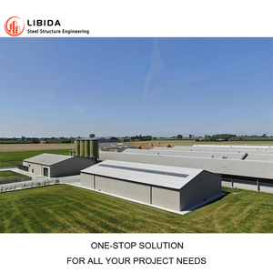 Легкая стальная конструкция фермы складское здание сельскохозяйственное модульное сборное птицефабрика/козы/коровы - Product Image 2