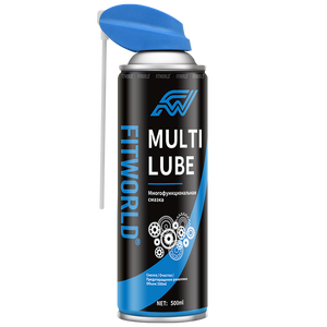 FITWORLD <span class=keywords><strong>Spray</strong></span> Lubrificante Multifunzione 500ML con Logo Personalizzato per Parti Auto, Macchinari e Utensili, Protezione Antiruggine - Product Image 2