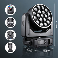 2 Projecteurs à Tête Mobile B-Eye Zoom 19x40W avec Contrôle Individuel des Pixels, Effets Macro Dynamiques Multiples CTO, Lumière DJ avec Flight Case