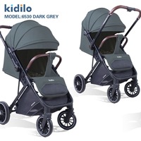 6530 Nouvelle poussette portable multifonction pliable et légère Kidilo pour bébés, chariot de voyage, vente en gros Chine