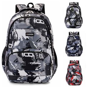 Personalizado 2024 nueva bolsa de estudiante al por mayor para la universidad adolescente de gran capacidad impermeable Oxford mochila escolar - Product Image 1