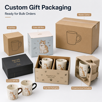 Taza de gres OEM con esmalte mate salpicado, logo en relieve, a prueba de fugas, apta para lavavajillas, estilo bohemio, venta al por menor de fábrica/boutique, café