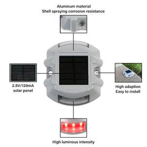 Reflector Solar para Carretera Lalluminio IP68 Resistente al Agua con LED de Diferentes Colores, Fabricante con Más de 15 Años de Experiencia - Product Image 3