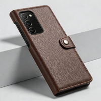 Étui de téléphone portable Samsung personnalisé en cuir PU à rabat avec fente pour cartes et support, série Galaxy S23 FE S22 S24 Ultra S25 S26