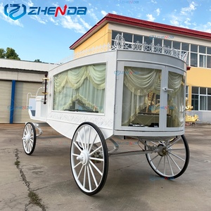 Carroza Fúnebre Eléctrica Blanca de Alta Calidad Zhenda, Suministros Funerarios, Carroza para Ataúdes en Venta - Product Image 4