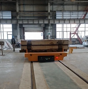 עגלת העברת עגלה כבדה 30 טון סוללת כוח עגלת רכבת חשמלית רכב פלדה עגלת העברת סליל חומר - Product Image 3