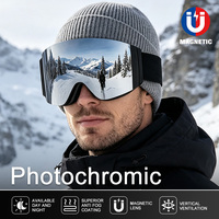 Lunettes de ski personnalisées par le fabricant, protection UV400, lunettes de sport pour la neige, verres polarisés anti-buée, lunettes de ski, lunettes de snowboard