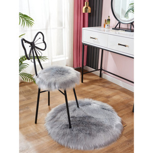 Ensemble de coussins de chaise en peluche rouge, couleur unie, extra doux, pour la décoration de la chambre à coucher, du canapé et des chaises - Product Image 2