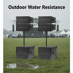 ลำโพงแอคทีฟเสียงระดับมืออาชีพ ดีไซน์ใหม่ สำหรับงานแสดงกลางแจ้ง งานแต่งงาน ลำโพงไลน์อาร์เรย์ ซับวูฟเฟอร์ ระบบเสียง - Product Image 2