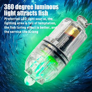 Lampe LED BST avec clip, lumière sous-marine pour attirer les poissons, appât pour calmars, lumière <span class=keywords><strong>de</strong></span> pêche super lumineuse - Product Image 3