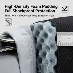 Borsa da trasporto imbottita per snowboard resistente, in Oxford 900D impermeabile, con maniglia rinforzata, OEM/ODM, MOQ 300 pezzi - Product Image 4