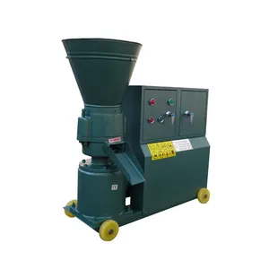 Factory Price small flat die rice husk wood pellet machine