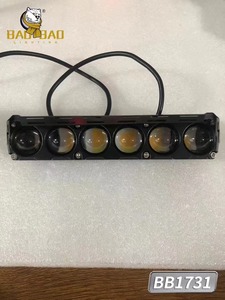 BAOBAO Mini Phares LED Bicolores 3 4 5 6 LED Blanc Jaune Clignotant 12V pour Moto - Product Image 3