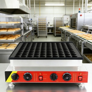 Machine à Dorayaki Japonaise en Acier Inoxydable, <span class=keywords><strong>Gaufrier</strong></span> Électrique 100 Trous en Forme de Cœur pour une Production de Snacks à Haute Productivité - Product Image 2