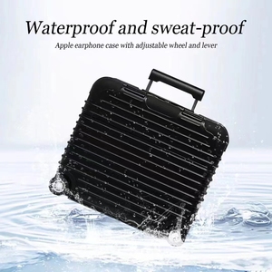 Funda de madera para auriculares de alta calidad, funda para auriculares inalámbricos para <span class=keywords><strong>Airpods</strong></span> 1 <span class=keywords><strong>2</strong></span> 3 Pro, funda para auriculares Bluetooth - Product Image 3