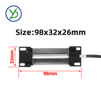 Resistencias térmicas de calentador eléctrico PTC, elementos de calefacción para incubadora, 220V, 98x32x26mm