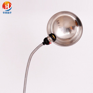 Stainless Steel <b>Tripod</b> Base Reflector Lamp Adjustable Height Examination Lighting Equipment - Product Image 2
