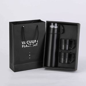 Vacuum <b>Flask</b> Stainless Steel Double Wall Insulated Gift Box Minimalist Design Tumblers Business Gift Set - Product Image 1