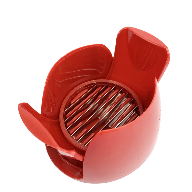 Acessório de cozinha Multipurpose Handheld Fruit Tongs Plastic Onion Vegetable Holder Cortador De Limão Fatiador De Tomate