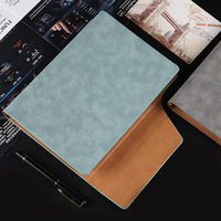 Haute qualité bureau 3 pli planificateur d'affaires A5 couverture en cuir 6 reliure à anneaux organisateur de cahier à feuilles mobiles