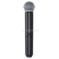 Système de microphone sans fil UHF cardioïde professionnel BLX1 avec récepteur portable en métal pour karaoké et scène, compatible BLX4 Beta58a PG58 WA302 CVL