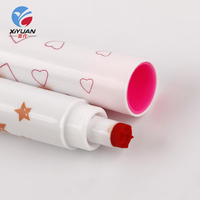 Stylo aquarelle frais en plastique de haute qualité ensemble de marqueurs d'art de dessin animé mignon pour enfants emballage de nouveauté pour dessin