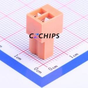 HT396K-3.96-2P Plug-in Terminal Block P=3.96mm Connector ( Connector Type: Male Plug )( Construction: 1x2P )( Pitch: 3.96mm ) - Product Image 2