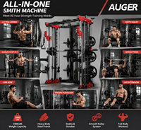 Equipo de Gimnasio Comercial Todo en Uno: Máquina Smith, Entrenador Funcional, Power Rack y Cable Crossover