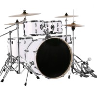 Kit de batterie Jazz Rock en gros avec pieds de batterie et pédales, ensemble de 5 pièces OEM pour débutants, enfants, studio et scène
