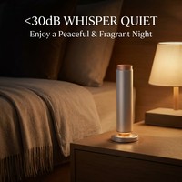 Diffuseur d'arômes sans eau 100 ml avec télécommande, portée 300 m³, anti-fuite, diffuseur électrique de parfum de bureau en aluminium pour huiles essentielles