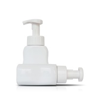 Flacon cosmétique en PET de 300 ml avec pompe à mousse blanche, écologique, pour savon pour les mains et shampoing pour bébé