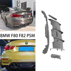 For 3 Series F80 <b>M3</b>/F82 M4 Sedan PSM Style Carbon Fiber Rear Diffuser 2013-2019 - Product Image 1