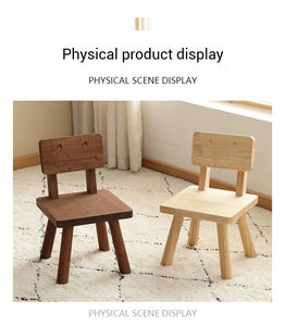 Tabouret à langer créatif personnalisé en bois massif moderne pour salon banc à chaussures de ménage pour enfants fabricant - Product Image 3