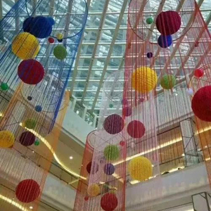 String Curtains <strong>Beaded</strong> Door Curtains Panel Divider ,<strong>Fly</strong> <strong>Screen</strong> for Door Wall and Window Decoration,200cm X 100 cm - Product Image 6