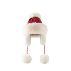 Gorro de Punto Mongol para Mujer, Acolchado, Cálido, con Protección para las Orejas, Resistente al Viento y al Frío - Product Image 1