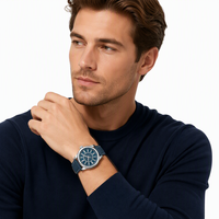Montre mécanique automatique pour homme avec logo personnalisé OEM ODM, vente en gros, boîtier en acier inoxydable, étanche, date, calendrier, montre-bracelet pour homme