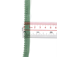 En gros 10mm Dents Bord Picot Élastique Dentelle Garniture Nylon Spandex Doux Soutien-Gorge Sangle Sangle Élastique pour Sous-Vêtements
