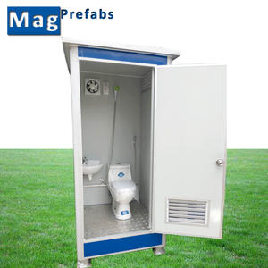 Banheiro ao ar livre móvel banheiro portátil banheiro banheiro design gráfico banheiros portáteis para venda moderna sanduíche painel porta azul, branco - Product Image 4