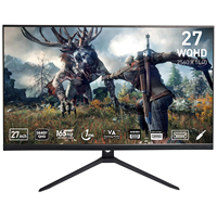 Monitor de Juegos Rebekah Factory de 27 Pulgadas, 1080P 1440P, Monitor de Oficina de 75Hz 165Hz, Monitor de Oficina Recto OEM LED sin Marco