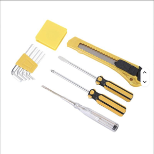 Kit de réparation automobile d'urgence 6-en-1 de haute qualité, outils en fer malléable, poignée antidérapante, étui de rangement rigide portable WK-37-CS OEM Supp - Product Image 5