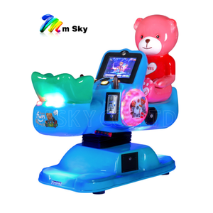 Macchina da Gioco per Bambini CE M SKY KA-550 Mini Orsetto, Giostra a Moneta in Fibra di Vetro, Videogioco con Schermo LCD da 17 Pollici, 110/220V - Product Image 1