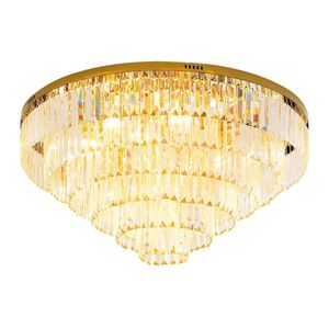 Nueva llegada Zeal Lighting dormitorio luces nórdico moderno lujo Led redondo cuadrado oro cristal lámpara de techo - Product Image 6