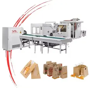 Machine de fabrication de sacs en papier kraft au prix le plus bas Machine de fabrication de sacs en papier
