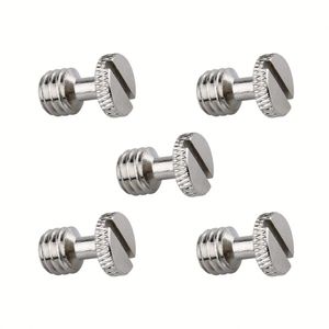 Tornillos para madera de 1/4 x 1/4 de pulgada, de 2 mm, con cabeza cuadrada, cabeza de botón, autoperforantes, de acero inoxidable - Product Image 1