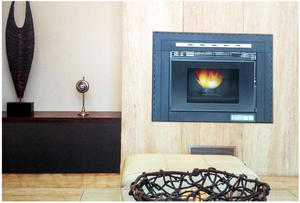 Estufa de Pellets para Interiores, Insertable, Horno Moderno con Control Remoto - Product Image 6