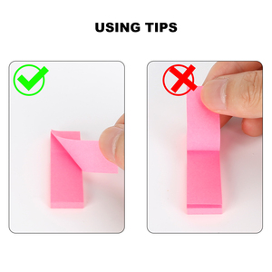 4-Color Self-Adhesive Customizable Memo Stickers 4x40 Sheets <b>Sticky</b> Note 15x50mmX4pads Office School Use - Product Image 3
