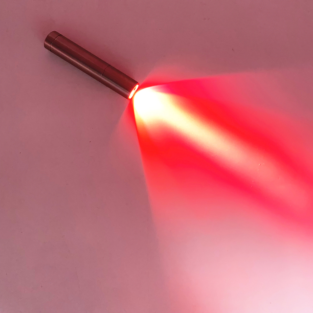 ODM OEM Logo Home Use Multifunctional PDT Portable Red Light Therapy Torch Flashlight Hand Massager With Multi-wavelength