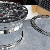Jantes forgées monobloc HS Custom Chrome Beadlock 5X120 Drag Racing pour BMW M3 M4 F30 F80 G20 G21 G22 G23 G80 G82